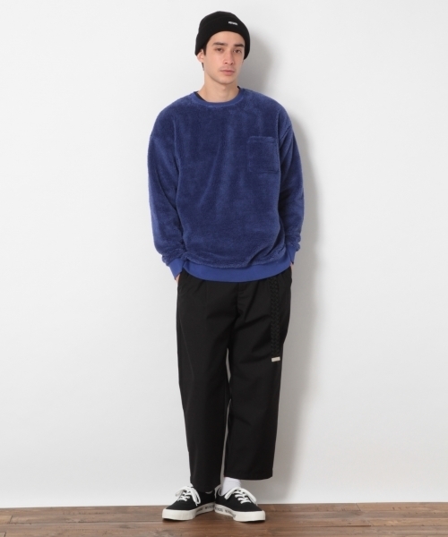 RAGEBLUE（レイジブルー）の「ボアフリースクルー/785100（スウェット・メンズ・ホワイト/ベージュ/ブルー・SMALL/MEDIUM/LARGE）」の5枚目の写真