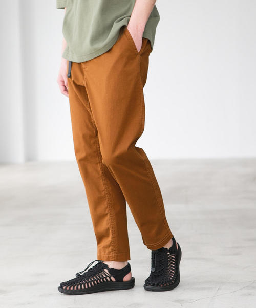 WILD THINGS（ワイルドシングス）の「別注 [ワイルドシングス] SC WILD THINGS ストレッチツイル テーパードパンツ（その他パンツ・メンズ・ベージュ/オリーブ・L/M/S）」の2枚目の写真