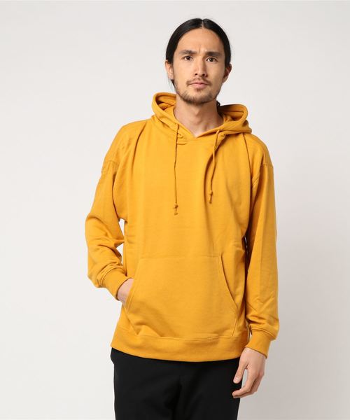 go slow caravan（ゴースローキャラバン）の「PANHARD/パンハード　T/C裏毛BIGプルパーカー（パーカー・メンズ・ホワイト/ブラック/杢グレー/チャコール/グリーン/ブルー/ネイビー/パープル/イエロー/レッド・LARGE/MEDIUM/X-LARGE）」の9枚目の写真