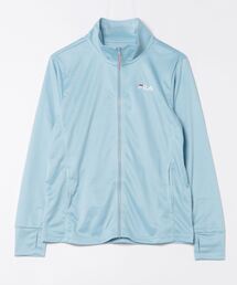 【FILA/フィラ】レディースメッシュジャージジャケット 無地 吸水速乾 UVケア機能