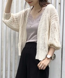 one after another NICE CLAUP | テープヤーン カーディガン(カーディガン/ボレロ)