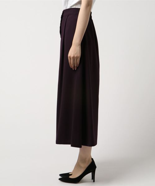 archives（アルシーヴ）の「フロント釦フレアスカート（スカート・レディース・ブラック/ベージュ/パープル・MEDIUM）」の4枚目の写真