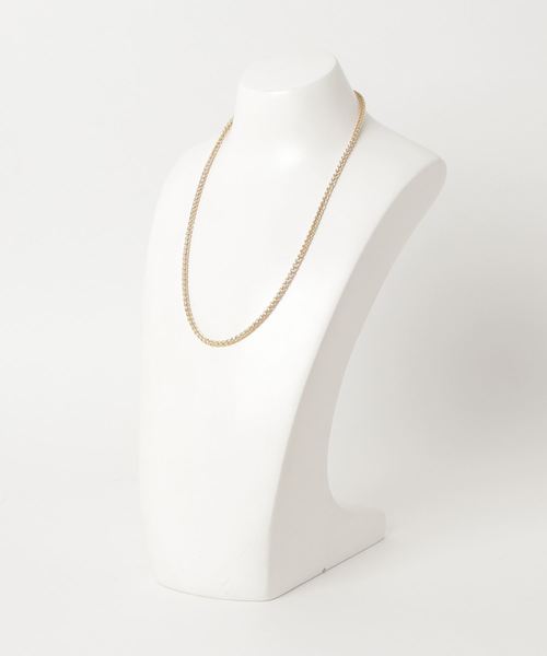 WEGO(ウィゴー)の「WEGO/バスケットチェーンネックレス50cm(ネックレス・メンズ・シルバー/ゴールド・FREE)」の3枚目の写真