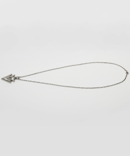 8(eight)(エイト)の「トライアングル ネックレス 三角形(ネックレス・メンズ・ブラック/シルバー/ゴールド・FREE)」の7枚目の写真