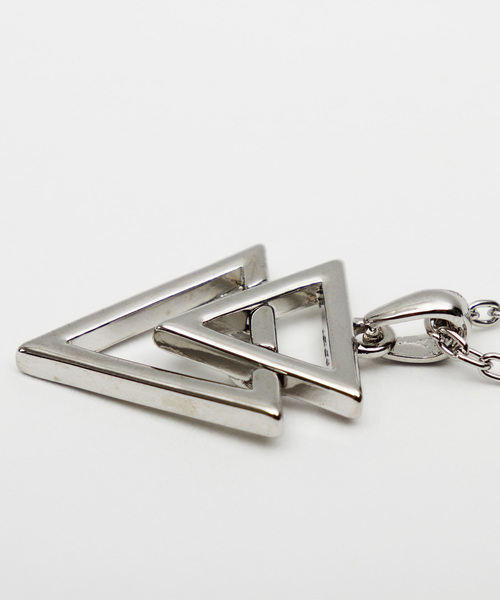 8(eight)(エイト)の「トライアングル ネックレス 三角形(ネックレス・メンズ・ブラック/シルバー/ゴールド・FREE)」の9枚目の写真