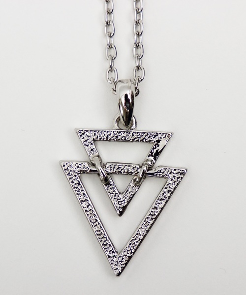 8(eight)(エイト)の「トライアングル ネックレス 三角形(ネックレス・メンズ・ブラック/シルバー/ゴールド・FREE)」の13枚目の写真