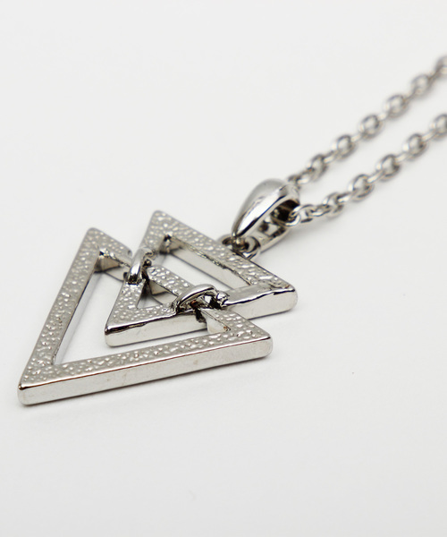 8(eight)(エイト)の「トライアングル ネックレス 三角形(ネックレス・メンズ・ブラック/シルバー/ゴールド・FREE)」の14枚目の写真