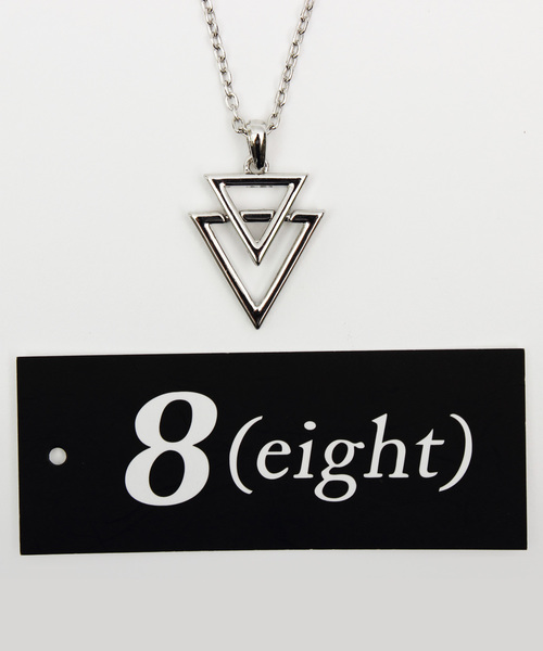 8(eight)(エイト)の「トライアングル ネックレス 三角形(ネックレス・メンズ・ブラック/シルバー/ゴールド・FREE)」の15枚目の写真