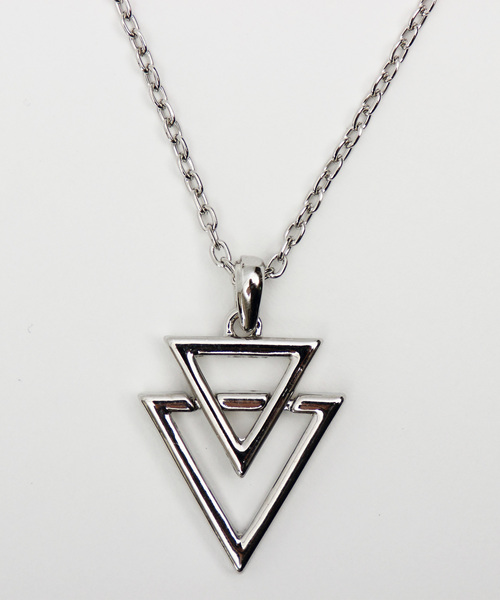 8(eight)(エイト)の「トライアングル ネックレス 三角形(ネックレス・メンズ・ブラック/シルバー/ゴールド・FREE)」の17枚目の写真