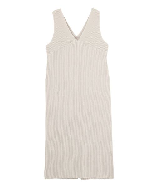 LAGUNAMOON（ラグナムーン）の「Vネックニットジャンパースカート（ワンピース・レディース・ライトグレー/ブラック/パープル・SMALL/MEDIUM）」の21枚目の写真