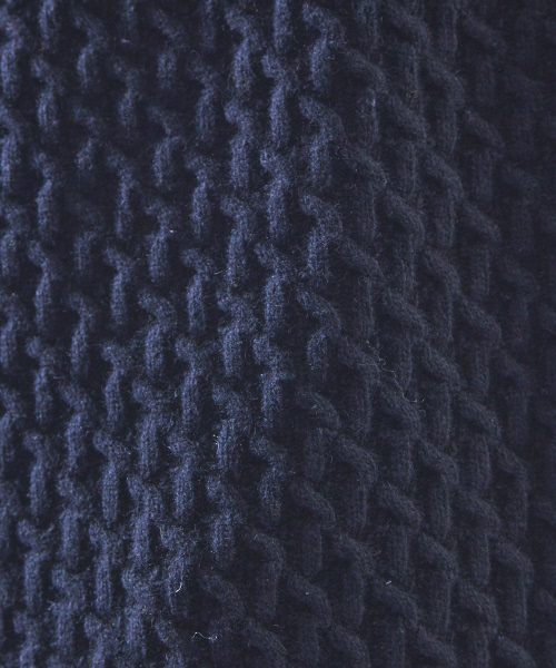 ABAHOUSE(アバハウス)の「【LANEROSSI】RIB×CROSSKNIT クルーネックニット(ニット/セーター・メンズ・オフホワイト/グレー/ブルー/ブラック/オレンジ・44/46/48)」の14枚目の写真