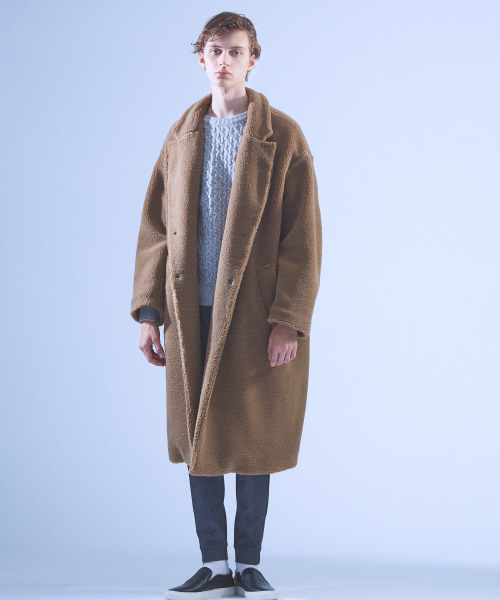 ABAHOUSE(アバハウス)の「【LANEROSSI】RIB×CROSSKNIT クルーネックニット(ニット/セーター・メンズ・オフホワイト/グレー/ブルー/ブラック/オレンジ・44/46/48)」の8枚目の写真