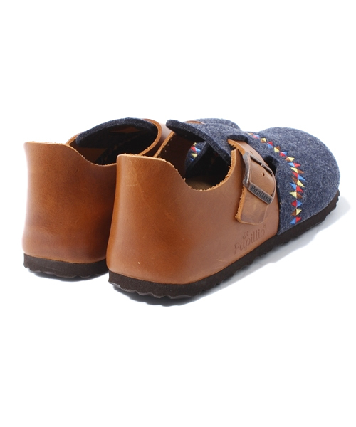 BIRKENSTOCK（ビルケンシュトック）の「LONDON/ロンドン ネイビー×アマルフィタン（WOMEN）（その他シューズ・レディース・ネイビー・35/36/37/38/39）」の4枚目の写真