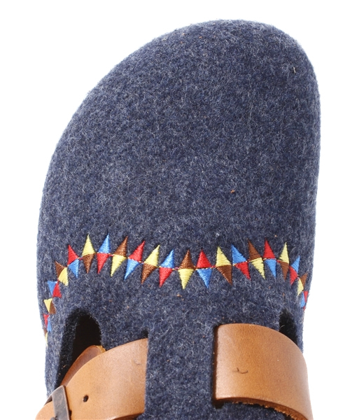 BIRKENSTOCK（ビルケンシュトック）の「LONDON/ロンドン ネイビー×アマルフィタン（WOMEN）（その他シューズ・レディース・ネイビー・35/36/37/38/39）」の5枚目の写真