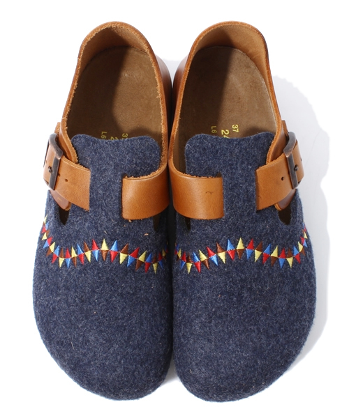 BIRKENSTOCK（ビルケンシュトック）の「LONDON/ロンドン ネイビー×アマルフィタン（WOMEN）（その他シューズ・レディース・ネイビー・35/36/37/38/39）」の9枚目の写真