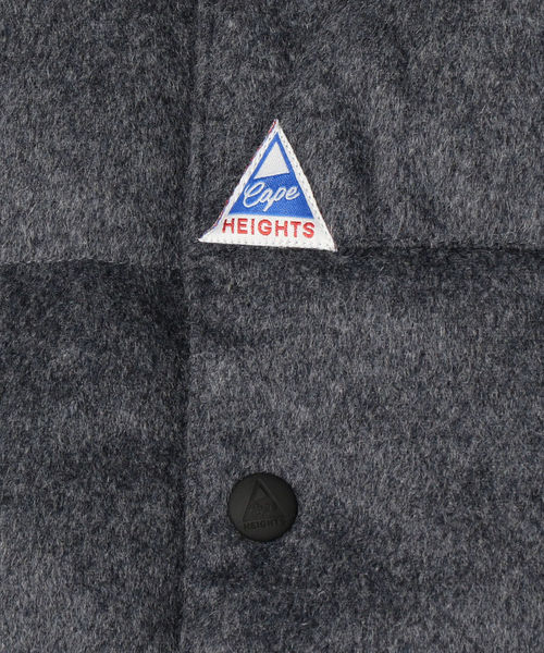 Cape HEIGHTS(ケープハイツ)の「Cape HEIGHTS: 【LUTAK WOOL】 ダウンジャケット(ダウンジャケット/コート・メンズ・ネイビー/グレー・SMALL/MEDIUM/X-SMALL)」の14枚目の写真