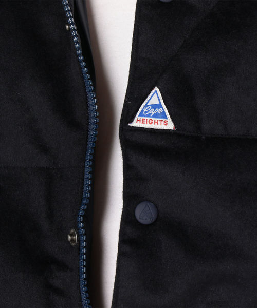 Cape HEIGHTS(ケープハイツ)の「Cape HEIGHTS: 【LUTAK WOOL】 ダウンジャケット(ダウンジャケット/コート・メンズ・ネイビー/グレー・SMALL/MEDIUM/X-SMALL)」の15枚目の写真