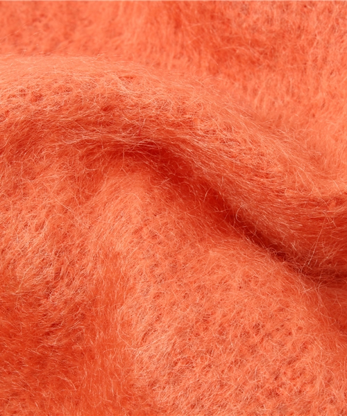 Ray BEAMS（レイビームス）の「□Ray BEAMS / FOXムジウールマフラー（マフラー・レディース・オフホワイト/グレー/オレンジ系その他・ONE SIZE）」の7枚目の写真