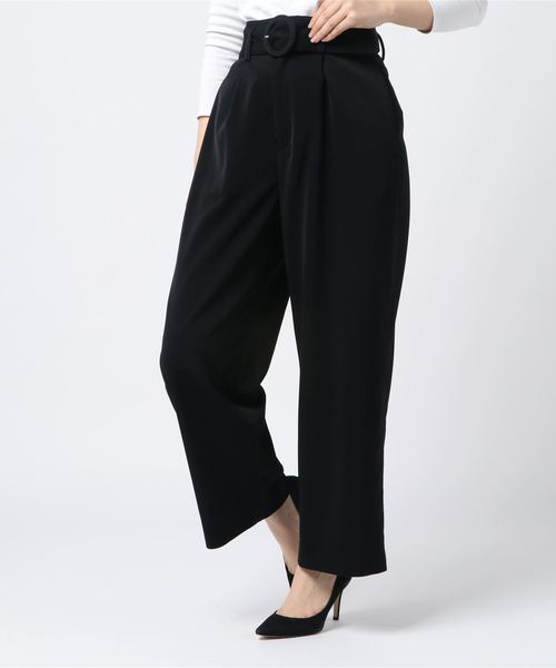 PINKHOUSE CHELSEA（ピンクハウスチェルシー）の「ベルト付きストレッチパンツ（その他パンツ・レディース・ブラック/ブラック系その他/ベージュ系その他・SMALL/MEDIUM）」の6枚目の写真