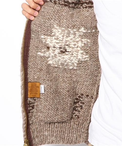 炭*酸様 ビームスプラス　カウチンセーター　鹿柄 40 ウール BEAMS+ ウールニットカウチンセーター 鹿柄 40 - メルカリ