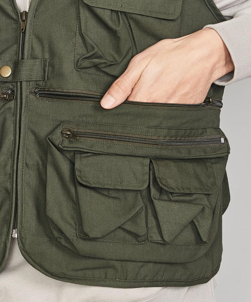 ROTHCO(ロスコ)の「<ROTHCO> TRAVEL VESTS/ベスト(ベスト・メンズ・オリーブ/ブラック・MEDIUM)」の20枚目の写真
