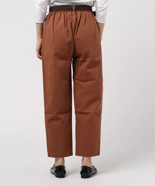 おしゃれスタ(オシャレスタ)の「チノ ベルト付テーパードPN(LC)(その他パンツ・レディース・ベージュ/ブラウン/カーキ・FREE)」の4枚目の写真