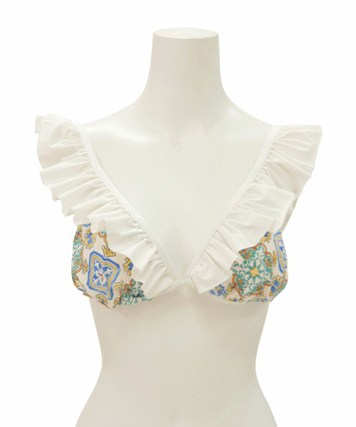 EIMY ISTOIRE（エイミーイストワール）の「Carina TOPS（水着・レディース・ブラック/イエロー/マルチ・SMALL/MEDIUM）」の7枚目の写真