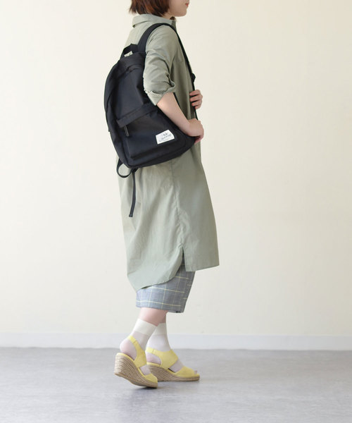 menue(メヌエ)の「片手で履ける ゴムストラップ 7cmヒール 厚底 ジュートサンダル(サンダル・レディース・スモークピンク/ネイビー/ブラック系その他/ホワイト/チェック/ブラック/ブラウン/イエロー/ベージュ系その他/グレイッシュベージュ/ライトグレー/レオパード/ガンメタ/パイソン/シルバー・3L/XXS/LL/SS/L/M/S)」の18枚目の写真