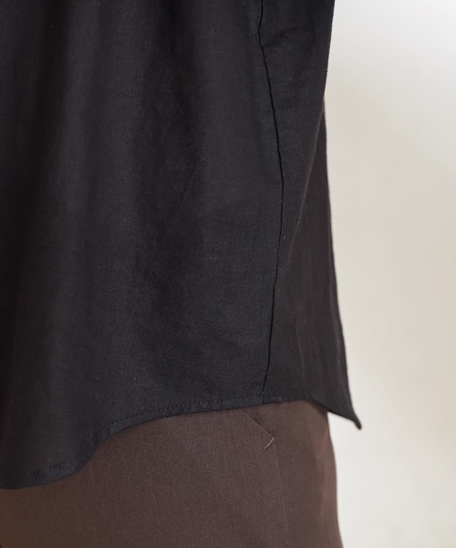 natural couture（ナチュラルクチュール）の「着方いろいろ楽しめるブラウス（シャツ/ブラウス・レディース・ブラック/ピンク/チェック/アイボリー・FREE）」の20枚目の写真