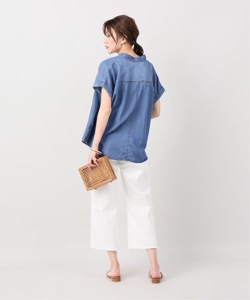 JOINT WORKS(ジョイントワークス)の「《追加》テンセルシャツ(シャツ/ブラウス・レディース・カーキ/ブルー系その他/キャメル・FREE)」の6枚目の写真