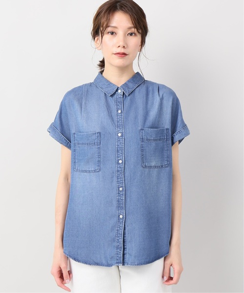 JOINT WORKS(ジョイントワークス)の「《追加》テンセルシャツ(シャツ/ブラウス・レディース・カーキ/ブルー系その他/キャメル・FREE)」の7枚目の写真