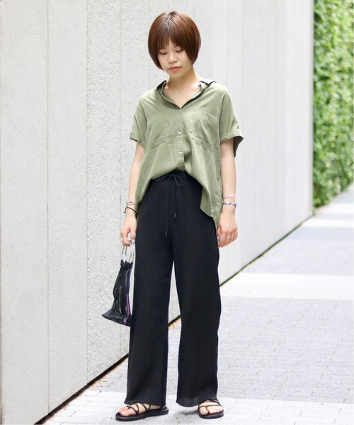 JOINT WORKS(ジョイントワークス)の「《追加》テンセルシャツ(シャツ/ブラウス・レディース・カーキ/ブルー系その他/キャメル・FREE)」の19枚目の写真