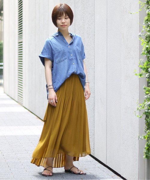 JOINT WORKS(ジョイントワークス)の「《追加》テンセルシャツ(シャツ/ブラウス・レディース・カーキ/ブルー系その他/キャメル・FREE)」の21枚目の写真