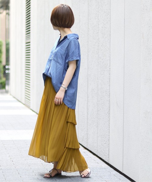 JOINT WORKS(ジョイントワークス)の「《追加》テンセルシャツ(シャツ/ブラウス・レディース・カーキ/ブルー系その他/キャメル・FREE)」の22枚目の写真