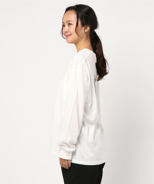 LOWRYS FARM(ローリーズファーム)の「フォトプリントロンT 850075(Tシャツ/カットソー・レディース・ホワイト/チャコールグレー/ホワイト系その他・FREE)」の20枚目の写真