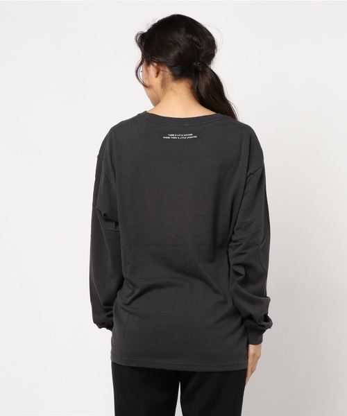 LOWRYS FARM(ローリーズファーム)の「フォトプリントロンT 850075(Tシャツ/カットソー・レディース・ホワイト/チャコールグレー/ホワイト系その他・FREE)」の12枚目の写真