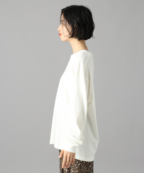 LOWRYS FARM(ローリーズファーム)の「フォトプリントロンT 850075(Tシャツ/カットソー・レディース・ホワイト/チャコールグレー/ホワイト系その他・FREE)」の18枚目の写真