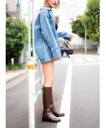 R&E | 【20AW新色】【R&E】裏起毛ミドルブーツ(ブーツ)