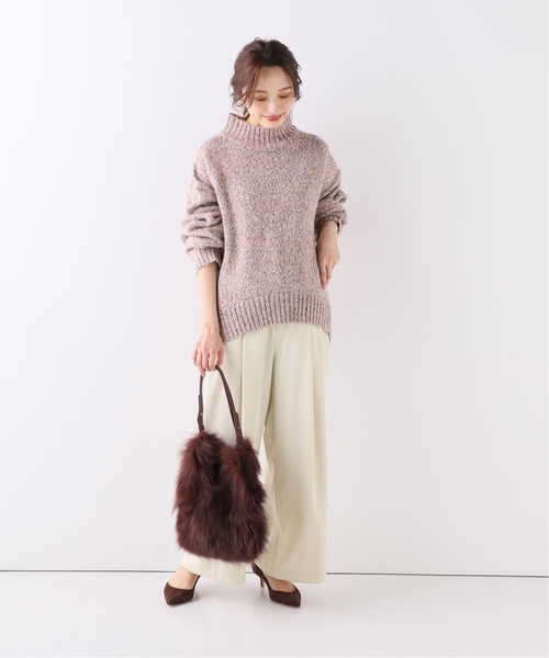 SLOBE IENA(スローブイエナ)の「ウォッシャブル T/Wサキソニーパンツ◆(その他パンツ・レディース・カーキ/ピンク/アイボリー・40/38/36)」の13枚目の写真