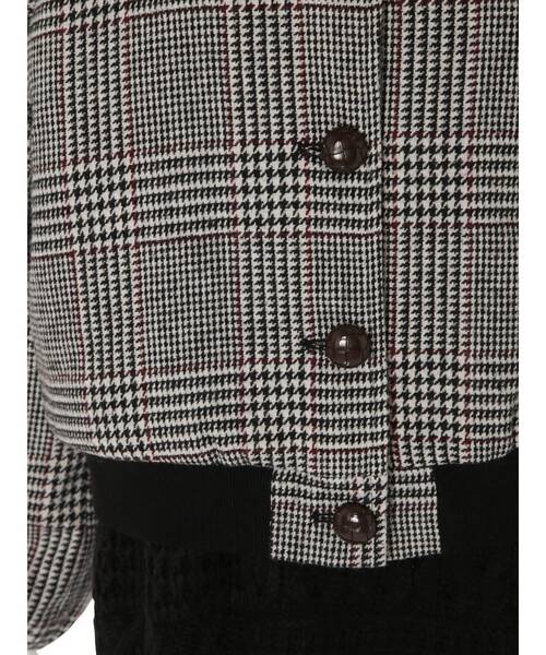 merry jenny（メリージェニー）の「チェックセーラーブルゾン（ブルゾン・レディース・ブラック/グレー・FREE）」の10枚目の写真