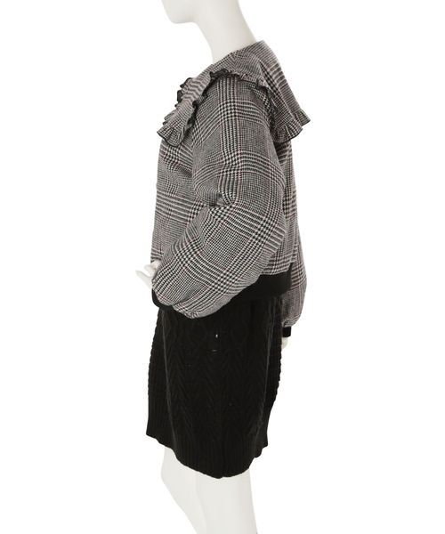 merry jenny（メリージェニー）の「チェックセーラーブルゾン（ブルゾン・レディース・ブラック/グレー・FREE）」の18枚目の写真