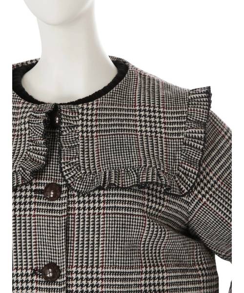 merry jenny（メリージェニー）の「チェックセーラーブルゾン（ブルゾン・レディース・ブラック/グレー・FREE）」の21枚目の写真