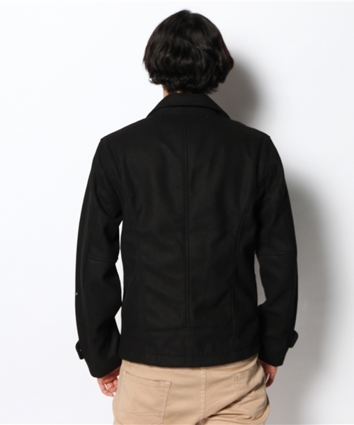 WEGO（ウィゴー）の「WEGO/ボンディングライダースジャケット（ライダースジャケット・メンズ・ブラック/レッド・LARGE/MEDIUM）」の12枚目の写真