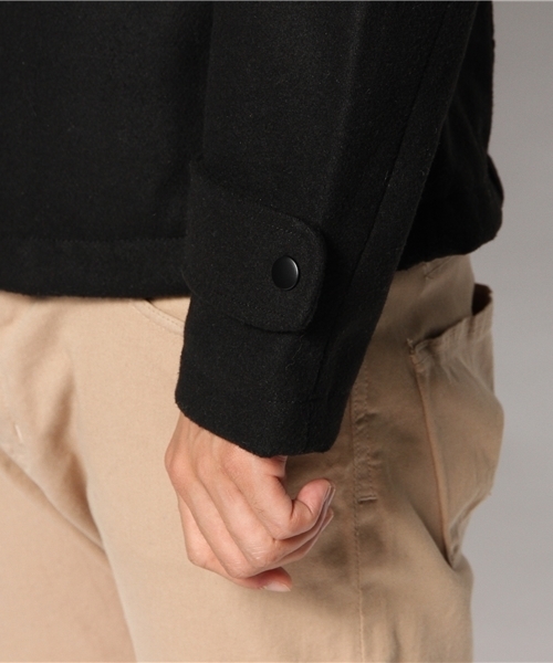 WEGO（ウィゴー）の「WEGO/ボンディングライダースジャケット（ライダースジャケット・メンズ・ブラック/レッド・LARGE/MEDIUM）」の16枚目の写真