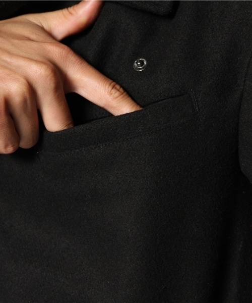 WEGO（ウィゴー）の「WEGO/ボンディングライダースジャケット（ライダースジャケット・メンズ・ブラック/レッド・LARGE/MEDIUM）」の8枚目の写真