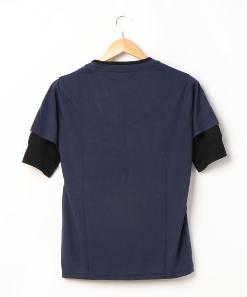 B.I.D.(ビーアイディー)の「《Bl》5分袖フェイクカットソー 無地(Tシャツ/カットソー・レディース・ホワイト/チャコールグレー/ブラック/ネイビー/スモークピンク/キャメル・LARGE/MEDIUM/X-LARGE)」の8枚目の写真