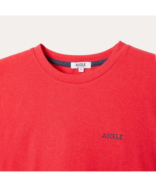 AIGLE(エーグル)の「吸水速乾 ステンダール 半袖Tシャツ(Tシャツ/カットソー・レディース・ホワイト/レッド/ダークネイビー・S/M/L)」の6枚目の写真