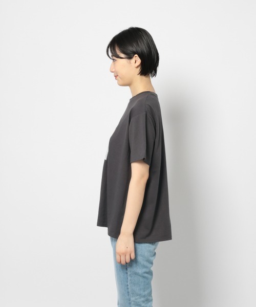 PAGEBOY（ページボーイ）の「スケルトンフォトグラフィックT（Tシャツ/カットソー・レディース・チャコールグレー/オフホワイト・FREE）」の10枚目の写真