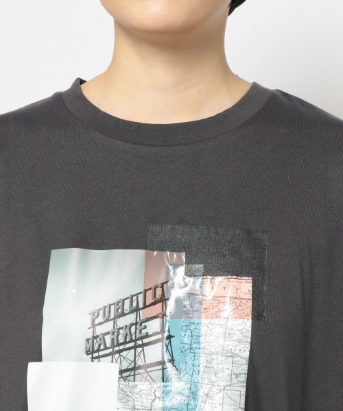 PAGEBOY（ページボーイ）の「スケルトンフォトグラフィックT（Tシャツ/カットソー・レディース・チャコールグレー/オフホワイト・FREE）」の4枚目の写真