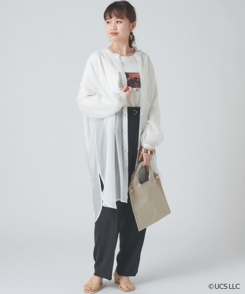 mystic（ミスティック）の「ロングTシャツ/E.T（Tシャツ/カットソー・レディース・ブラック/ブラウン・FREE）」の18枚目の写真